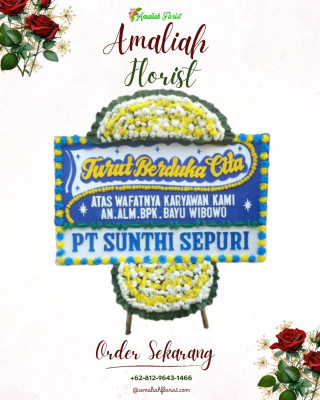Papan Bunga Duka di Mangunarga
