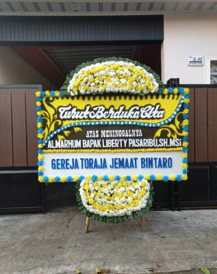 Papan Bunga Duka di Mangunarga