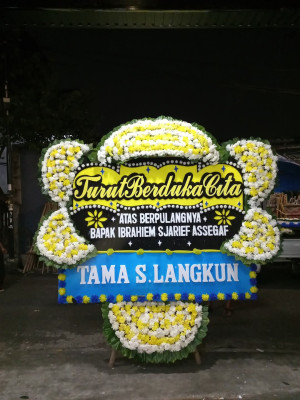 Papan Bunga Duka di Mangunarga
