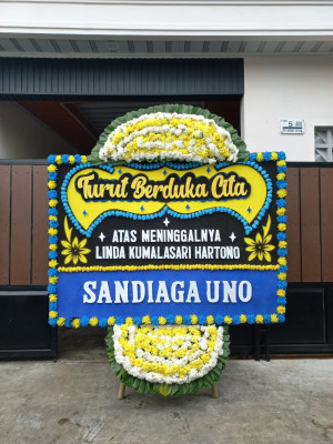 Papan Bunga Duka di Mangunarga